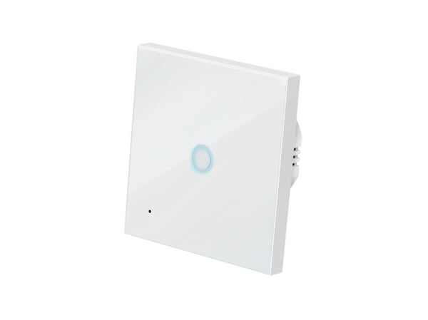 LogiLink SH0111, Smart strömställare, Trådlös, Vit, IP20, Dammresistent, Vägg