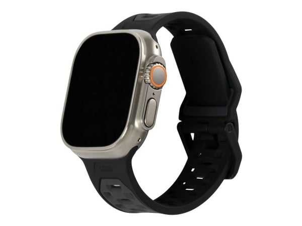 Urban Armor Gear 194002114032, Band, Smartklokke, Svart, Apple, Watch Series 8, SE2, Ultra, 7, 6, 5, 4, 3, 2, 1, SE, Silikon
