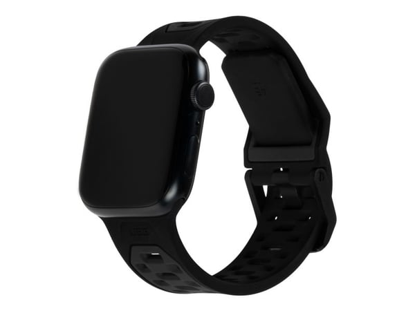 Urban Armor Gear 194002114032, Band, Smartklokke, Svart, Apple, Watch Series 8, SE2, Ultra, 7, 6, 5, 4, 3, 2, 1, SE, Silikon