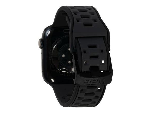 Urban Armor Gear 194002114032, Band, Smartklokke, Svart, Apple, Watch Series 8, SE2, Ultra, 7, 6, 5, 4, 3, 2, 1, SE, Silikon