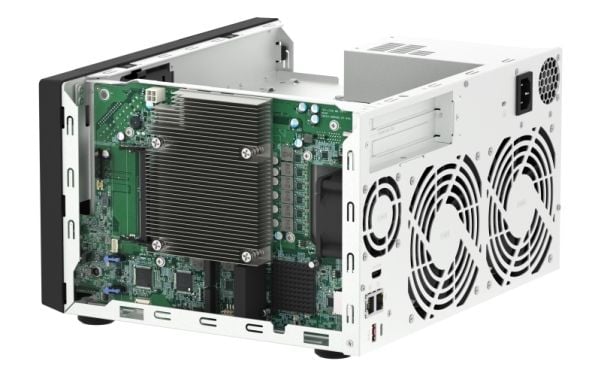 QNAP TVS-H874 - NAS-server - 8 brønner - SATA 6Gb/s - RAID JBOD, 0, 1, 5, 6, 10, 50, 60, RAID TP - RAM 32 GB - Gigabit Ethernet / 2.5 Gigabit Ether...
