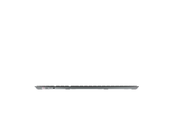 CHERRY KW 9100 SLIM - Tangentbord - trådlös - 2.4 GHz, Bluetooth 4.0 - belgisk - tangentbrytare: CHERRY SX - svart, silver