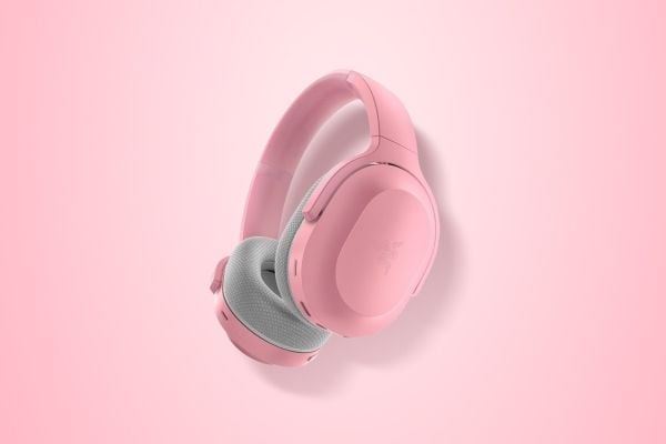 Razer Barracuda - Hodesett - full størrelse - Bluetooth / 2,4 GHz radiofrekvens - trådløs, kablet - 3,5 mm jakk, USB-C - lydisolerende - kvarts