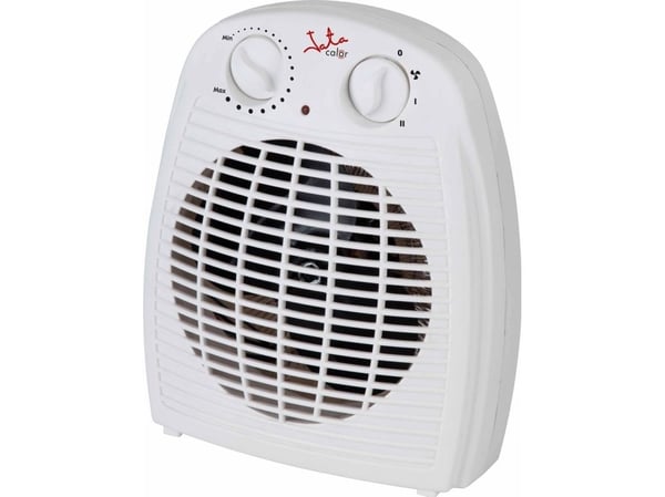 JATA TV78, Viftedrevet elektrisk romvarmer, Innendørs, Gulv, Bord, Hvit, 2000 W, 1000 W