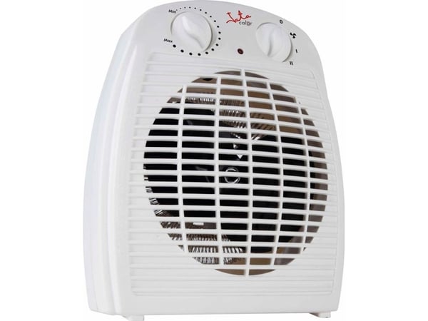 JATA TV78, Viftedrevet elektrisk romvarmer, Innendørs, Gulv, Bord, Hvit, 2000 W, 1000 W
