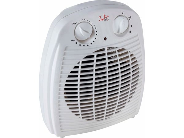 JATA TV78, Viftedrevet elektrisk romvarmer, Innendørs, Gulv, Bord, Hvit, 2000 W, 1000 W