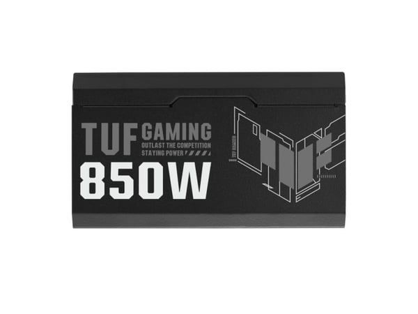 ASUS TUF Gaming - Strømforsyning (intern) - ATX12V - 80 PLUS Gold - AC 100-240 V - 850 watt