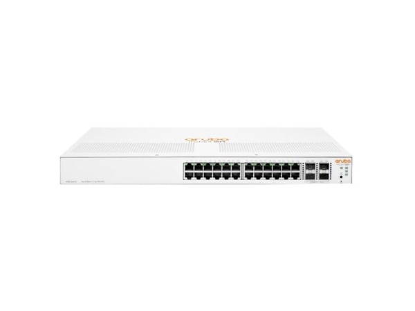 HPE Networking Instant On 1930 24G Class4 PoE 4SFP/SFP+ 195W Switch - Switch - L3 - Styrt - 24 x 10/100/1000 (PoE) + 4 x 1 Gigabit / 10 Gigabit SFP...