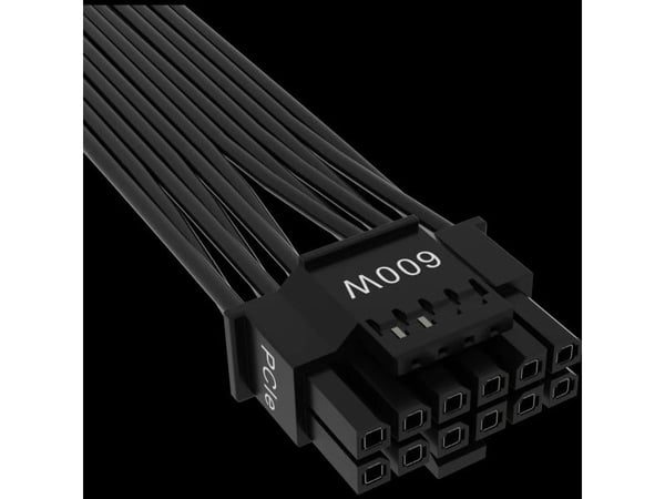 Corsair CP-8920284, 12VHPWR, Suora, Suora, Musta, 1 kpl