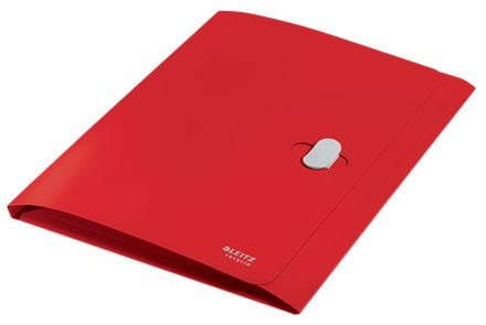 Leitz Recycle - 3-flikhållare - för A4 (210 x 297 mm) - kapacitet: 150 ark - röd