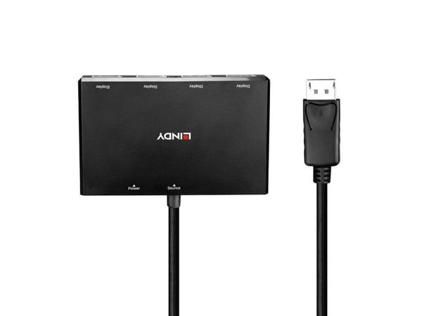Lindy 38431, Svart, Akrylonitril-butadien-styren (ABS), CE, UKCA, FCC, RoHS & REACH, 1 A, 105 mm, 140 mm