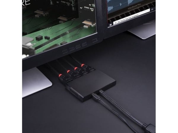 Lindy 38431, Svart, Akrylonitril-butadien-styren (ABS), CE, UKCA, FCC, RoHS & REACH, 1 A, 105 mm, 140 mm