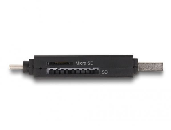 Delock - Kortleser (SD, miniSD, RS-MMC, TransFlash, MMCmobile, microSD, MMCplus, MMCmicro, microSDHC, SDXC, microSDXC, MMC II, TurboSD, Turbo miniS...
