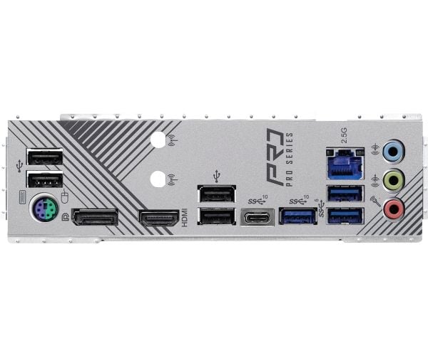 ASRock Z790 PRO RS - Hovedkort - LGA1700-sokkel - Z790 chipset - innbygd grafikk (CPU kreves) - HD-lyd (8-kanalers)