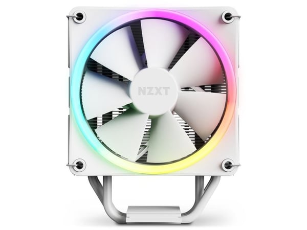 NZXT T120 RGB - Prosessorkjøler - (for: LGA115x Socket, LGA1200, LGA1700, AM4, AM5) - aluminium og kobber - 120 mm - hvit