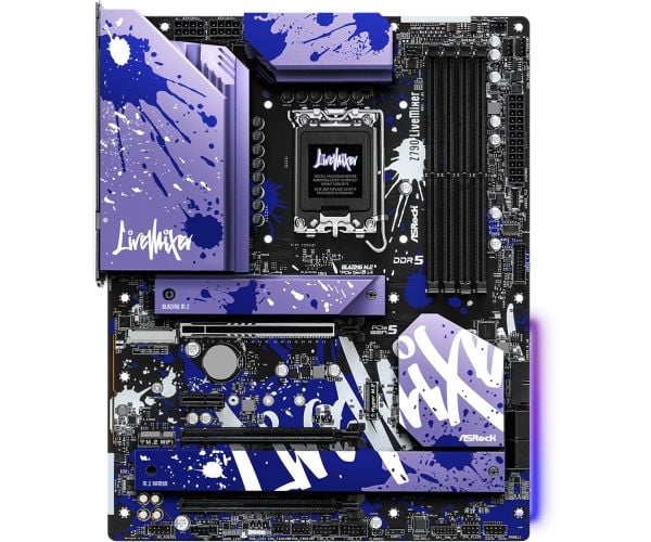ASRock Z790 LiveMixer - Hovedkort - ATX - LGA1700-sokkel - Z790 Chipset - USB-C 3.2 Gen 2x2, USB 3.2 Gen 1, USB 3.2 Gen 2, USB-C 3.2 Gen2 - 2.5 Gig...