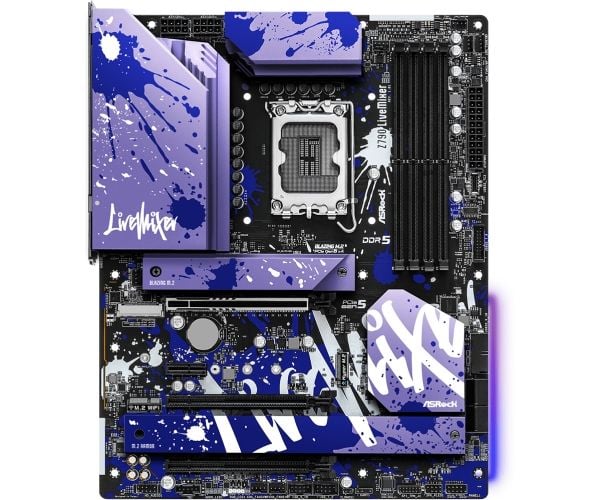 ASRock Z790 LiveMixer - Hovedkort - ATX - LGA1700-sokkel - Z790 Chipset - USB-C 3.2 Gen 2x2, USB 3.2 Gen 1, USB 3.2 Gen 2, USB-C 3.2 Gen2 - 2.5 Gig...