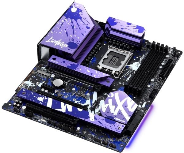 ASRock Z790 LiveMixer - Hovedkort - ATX - LGA1700-sokkel - Z790 Chipset - USB-C 3.2 Gen 2x2, USB 3.2 Gen 1, USB 3.2 Gen 2, USB-C 3.2 Gen2 - 2.5 Gig...
