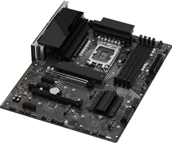ASRock Z790 PG Lightning - Hovedkort - ATX - LGA1700-sokkel - Z790 Chipset - USB-C 3.2 Gen 2x2, USB 3.2 Gen 2, USB 3.2 Gen 1, USB-C 3.2 Gen 1 - 2.5...