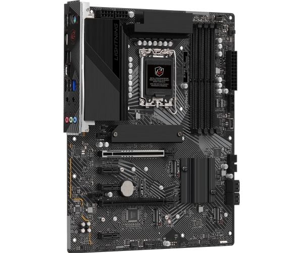 ASRock Z790 PG Lightning - Hovedkort - ATX - LGA1700-sokkel - Z790 Chipset - USB-C 3.2 Gen 2x2, USB 3.2 Gen 2, USB 3.2 Gen 1, USB-C 3.2 Gen 1 - 2.5...