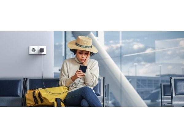 Ugreen Nexode, Innendørs, AC, 12 V, 3 A, Sort, Grå