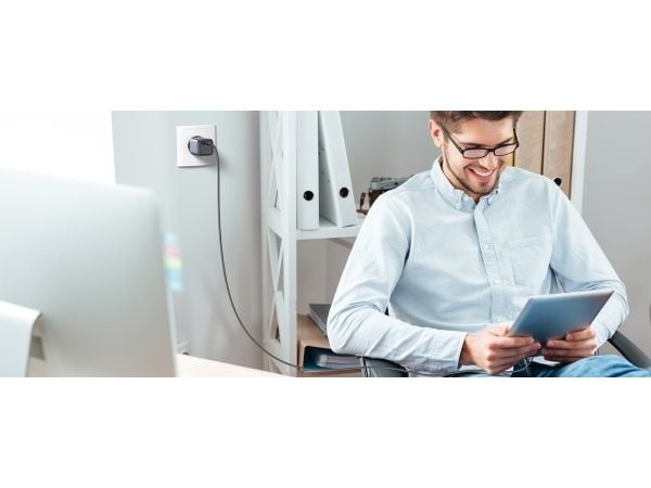 Ugreen Nexode, Innendørs, AC, 12 V, 3 A, Sort, Grå