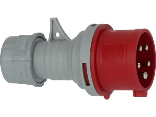 Brennenstuhl 1081030020, Harmaa, Punainen, 5P, Muovi, IP44, 400 V, 16 A