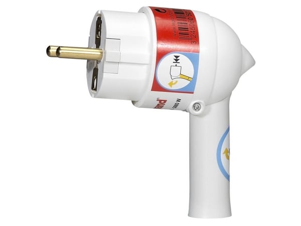 Legrand Liikuteltava kulmapistoke vivulla 2P+Z 16A valkoinen (50175)