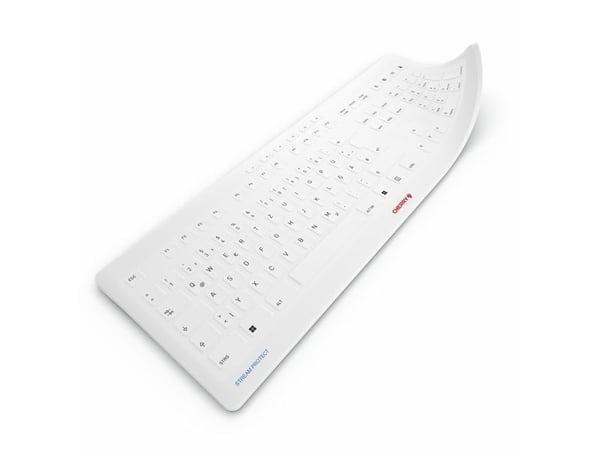 CHERRY STREAM PROTECT MEMBRANE - Tastaturdeksel - hvitgrå - for STREAM KEYBOARD, KEYBOARD WIRELESS