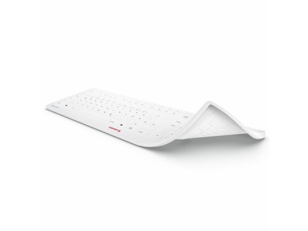 CHERRY STREAM PROTECT MEMBRANE - Tastaturdeksel - hvitgrå - for STREAM KEYBOARD, KEYBOARD WIRELESS