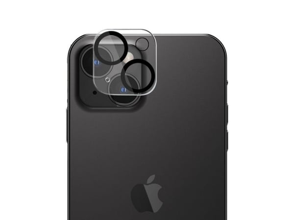 eSTUFF Titan Shield - Linsebeskytter for mobiltelefon - gjennomsiktig - for Apple iPhone 13, 13 mini