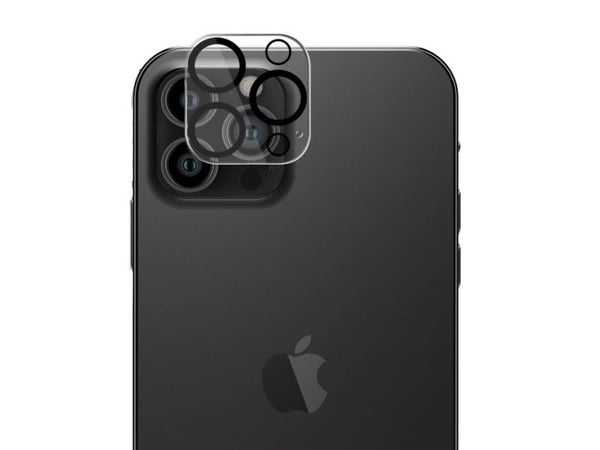 eSTUFF Titan Shield - Linsebeskytter for mobiltelefon - gjennomsiktig - for Apple iPhone 14 Pro, 14 Pro Max
