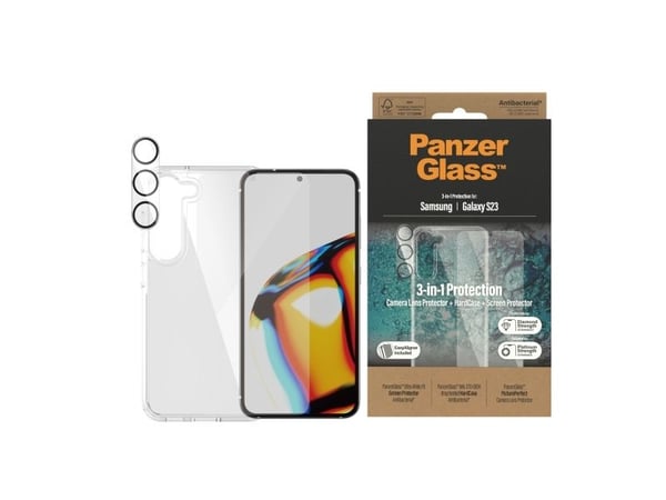 PanzerGlass Galaxy S23+ Kit Kansi/lasi/kameran objektiivi