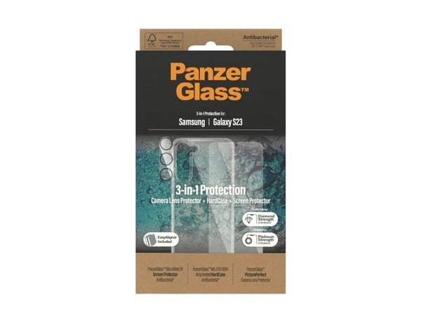PanzerGlass Galaxy S23+ Kit Kansi/lasi/kameran objektiivi