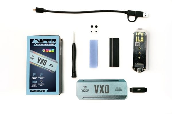 Viper Gaming VXD - Lagringspakke - M.2 - M.2-kort - USB 3.2 (Gen 2x1)