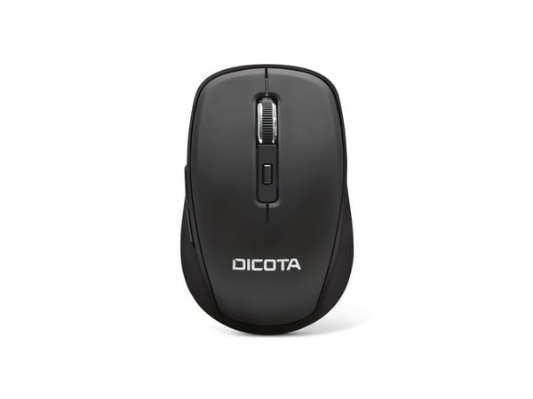 DICOTA Travel - Mus - høyre- og venstrehåndet - 5 knapper - trådløs - Bluetooth - svart
