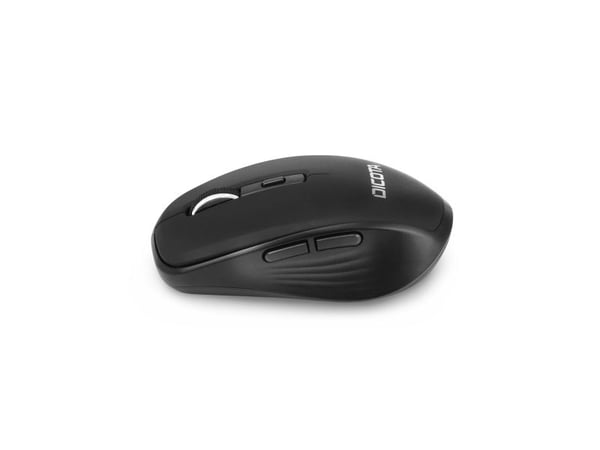 DICOTA Travel - Mus - høyre- og venstrehåndet - 5 knapper - trådløs - Bluetooth - svart