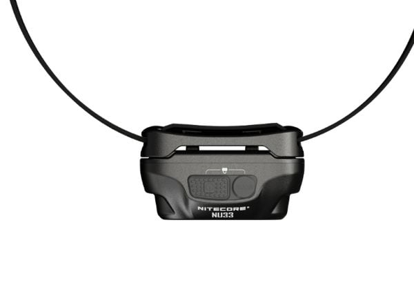 Nitecore NU33, Hodebåndslommelykt, Sort, Aluminium, Knapper, 1 m, IP66