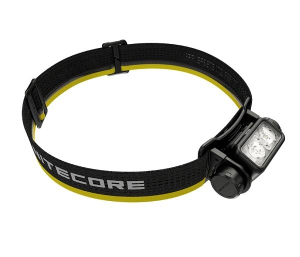 Nitecore NU43, Hodebåndslommelykt, Sort, Gult, Aluminium, Knapper, 2 m, 2 m