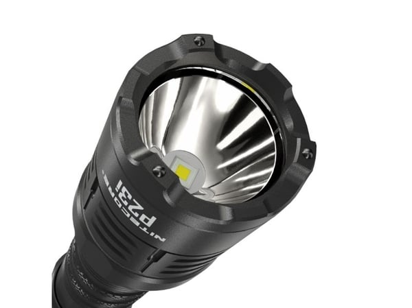 Nitecore P23i, Taktisk lommelykt, Sort, Aluminium, Knapper, 2 m, 2 m