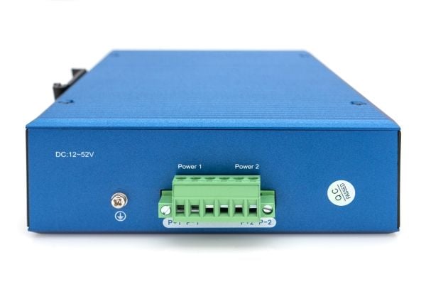 DIGITUS - Switch - industriell - ikke-styrt - 16 x 10/100/1000 + 2 x Gigabit SFP (opplink) - DIN-skinnemonterbar