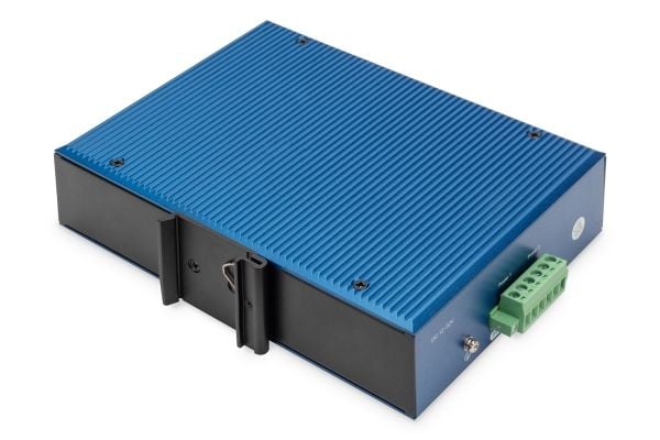 DIGITUS - Switch - industriell - ikke-styrt - 16 x 10/100/1000 + 2 x Gigabit SFP (opplink) - DIN-skinnemonterbar