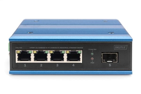 Digitus DN-651130, Hallitsematon, Fast Ethernet (10/100), Täysin kaksipuolinen