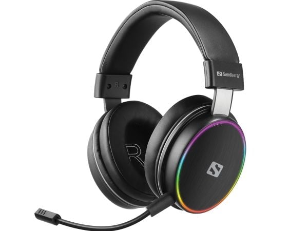 Sandberg HeroBlaster - Hodesett - full størrelse - Bluetooth - trådløs - 3,5 mm jakk