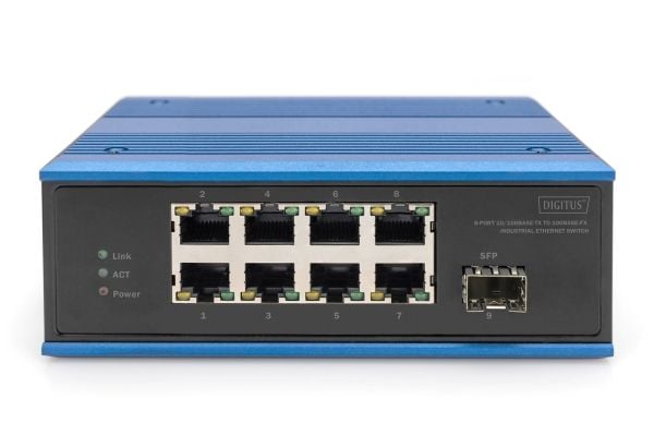 Digitus DN-651132, Hallitsematon, Fast Ethernet (10/100), Täysin kaksipuolinen