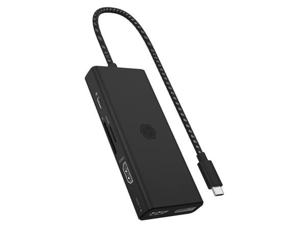 ICY BOX IB-DK4011-CPD - Dokkingstasjon - USB-C 3.2 Gen 1 - 2 x HDMI, DP