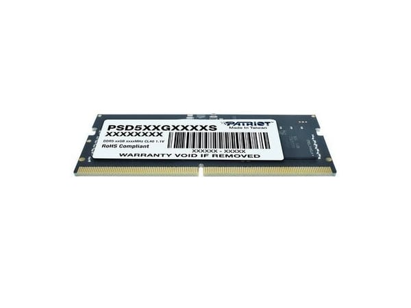 Patriot Signature Line - DDR5 - modul - 16 GB - SO DIMM 262-pin - 5600 MT/s / PC5-44800 - CL46 - 1.1 V - ikke-bufret - on-die ECC