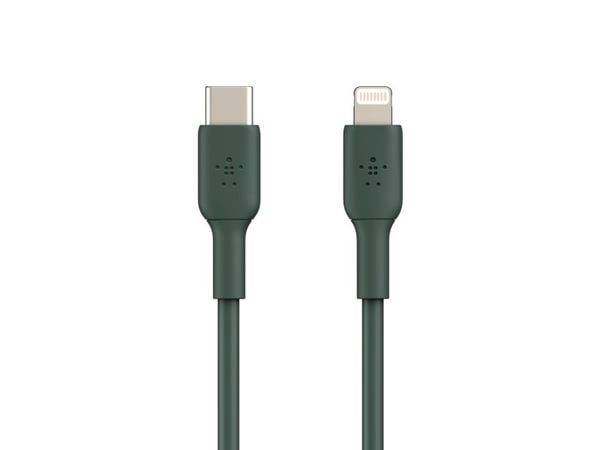 Belkin BoostCharge - Lightning-kabel - USB-C hann til Lightning hann - 2 m - svart - USB Power Delivery (18 W)