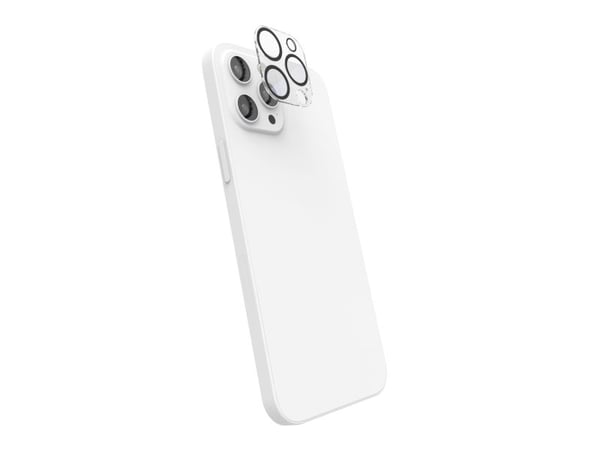 Hama Essential Line - Linsebeskytter for mobiltelefon - glass - rammefarge svart - for Apple iPhone 14 Pro, 14 Pro Max
