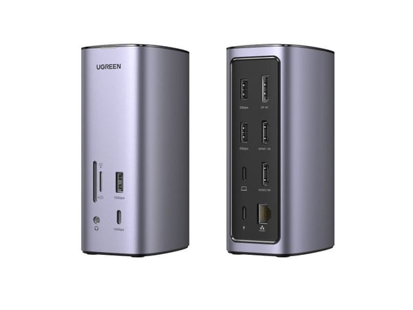 Ugreen - Dockningsstation - USB-C - HDMI - 1GbE